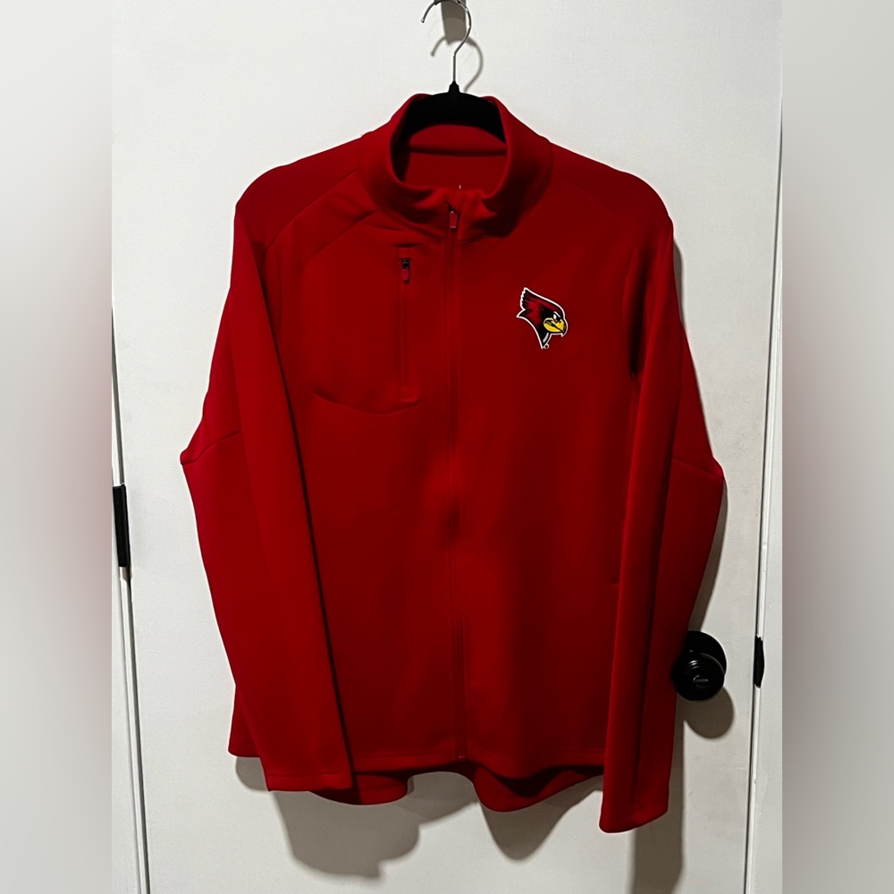 Antigua Women's Red Quarter-Zip Pullover